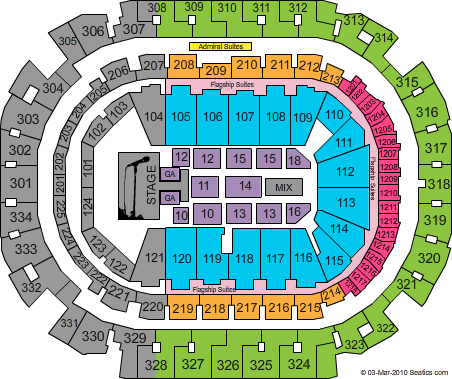 American Airlines Center Taylor Swift Seating Chart